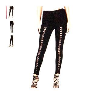 Guess lace up skinny jeans